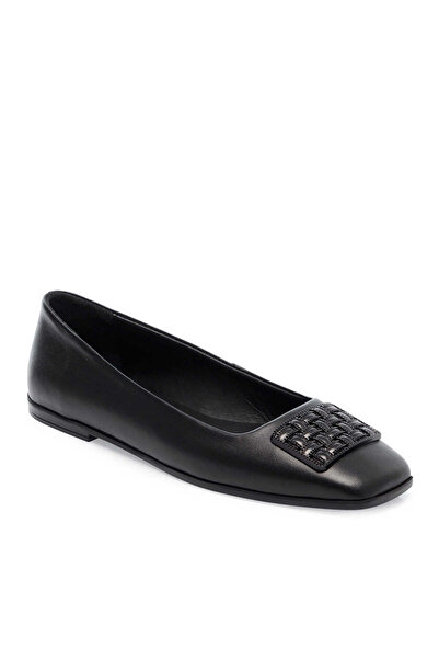 Tergan Siyah Hakiki Deri Kadın Babet - K25I1BB67847-A23