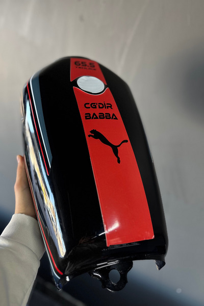 Banxtre Tank Sticker Set Compatible for Cg Motorcycle Cgdi̇r Baba 65.5 (2 Pie...