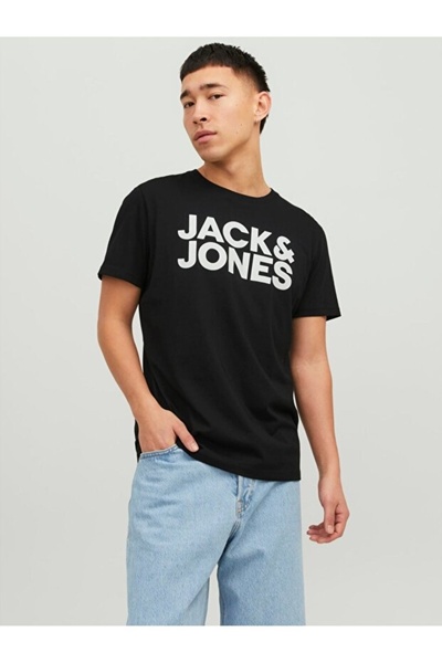 Jack & Jones Tričko s logem Jjecorp, krátký rukáv, kulatý výstřih, pánské tri...