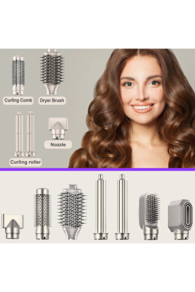 CLD -Care Love Devotion Uscator de par cu 7 accesorii, ioni negativi, 3 trepte de viteza si temperatura, 110000 RPM CLD