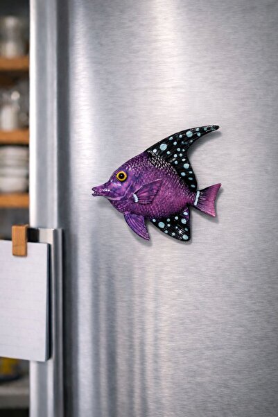 MONA RENKLİ BALIK FİGÜRLÜ BUZDOLABI MAGNETİ – DEKORATİF MUTFAK AKSESUARI