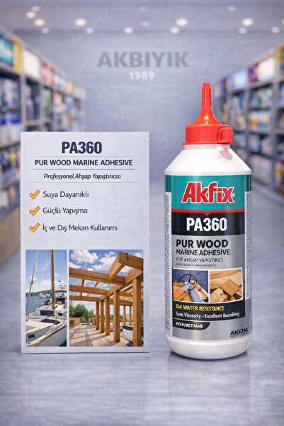 Akfix Pa360 PU AHŞAP TUTKALI (deniz tutkalı)