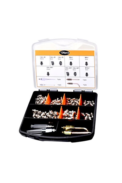 OEM Set pachet gresare,120 nipluri/1 ac gresare drept/3 ace cu art sferica/1 ...