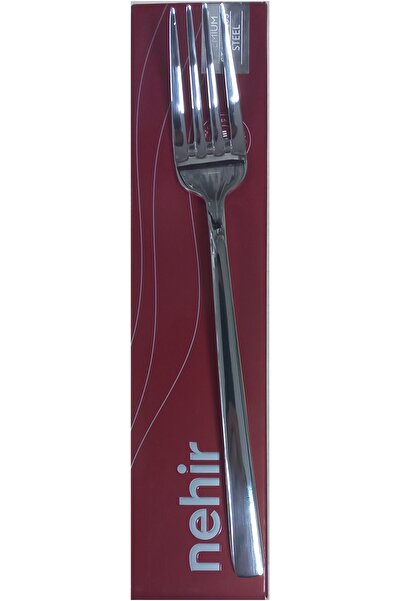 Nehir Dalyan Sade 12 Adet Tatlı Çatalı 18/10 Paslanmaz Çelik