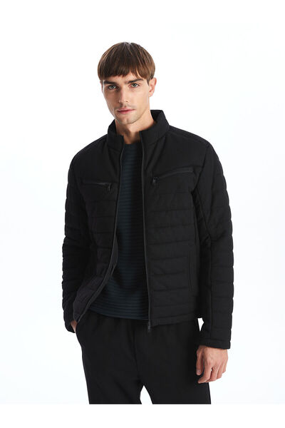 LC Waikiki New Season Slim Fit Stand Collar Men's Coat - S53842Z8