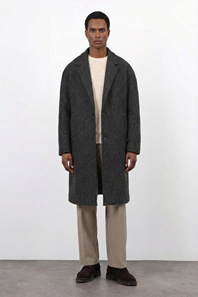 Antioch Anthracite Relax Fit Men's Coat