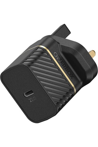 OTTERBOX شاحن جداري USB-C PD بقوة 20 واط، شاحن سريع للهواتف الذكية والأجهزة ا...
