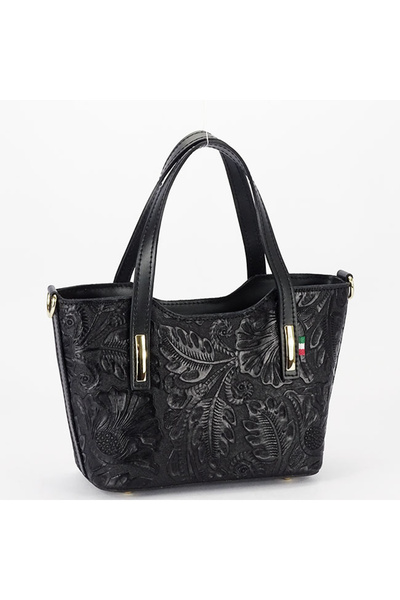 SOFILINE Geantă neagră din piele naturală B-8904 131