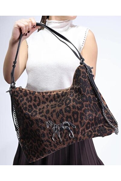 Guja 25Yg605 Γυναικεία Τσάντα Premium με Πέτρες, Εισαγόμενη