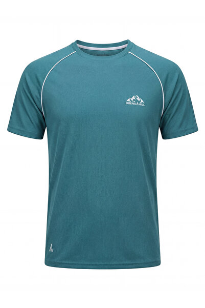 ORENDAHILL Men's Sports T-Shirt Quick-Drying Stretchy Regular Fit Raglan Pipe...