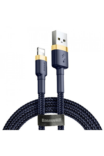 Baseus Cable USB For iPhone 2.4A 1m - Gold Blue