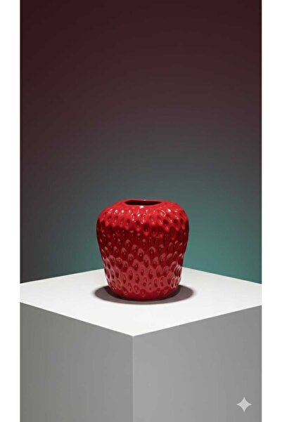 OEM Premium Ceramic Vase "Strawberry Delight"