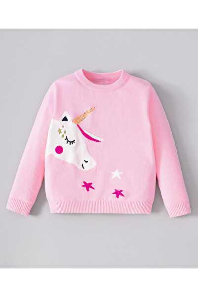 SAPS Unicorn Printed Pullover - Pink