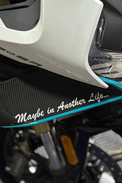 Banxtre Motosiklet ve Kask için Maybe in Another Life Sticker (20CM)