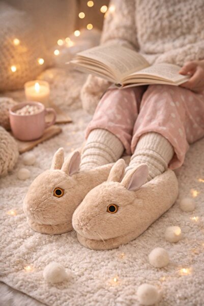 HAKKE Kar Zenne Tavşanlı Ev Panduf TERLİK