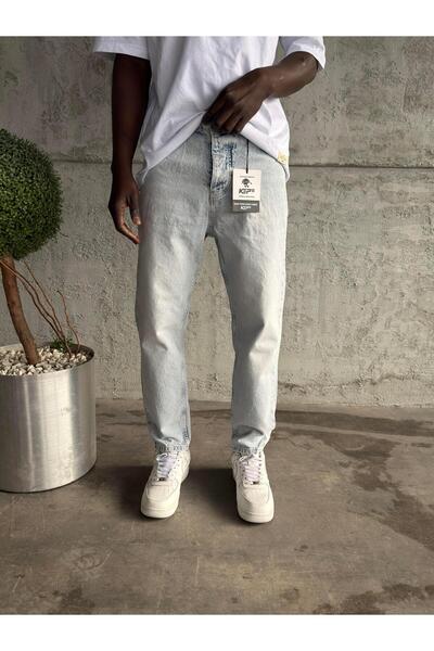 KağanKY Snow Washed Stonewashed Boyfriend Jean
