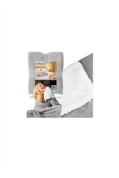 VİBE Double-sided blanket 150x200cm light gray