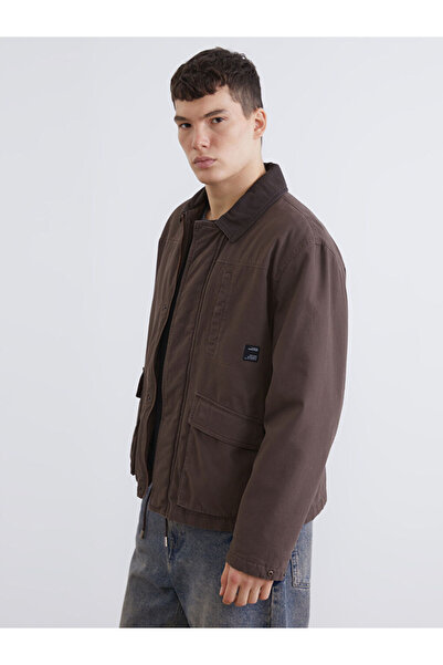 LC Waikiki Brown Comfortable Fit Men's Coat