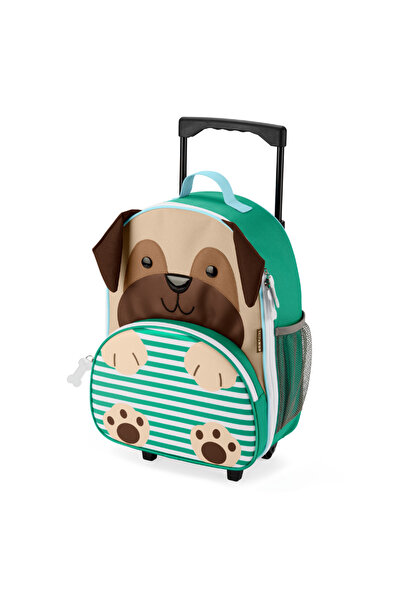 Skip Hop Zoo Kids Rolling Luggage - Pug - 15-Inch/38.5cm