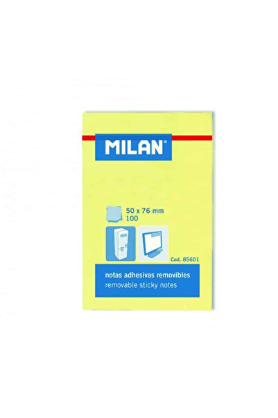 Milan Adhesive notepad 50x76 Pale Yellow
