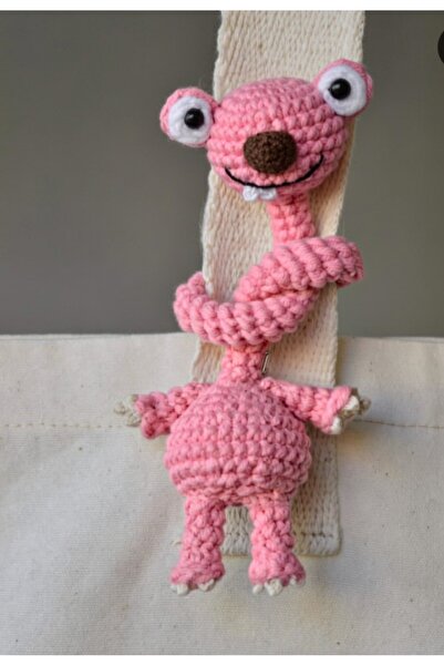 designbyoykum Buz devri sid oyuncak, çanta charmı, direksiyon süsü