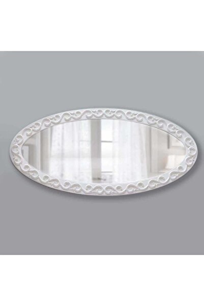 Dekordelisi Antik Avangarde Lilyum Konsol Ayna Beyaz EN: 168 cm BOY: 82 cm