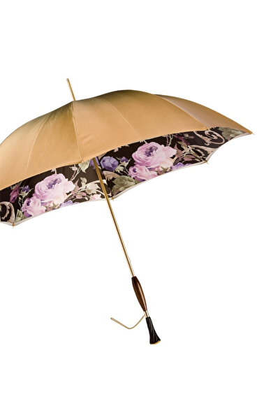 PASOTTI Lüks Vintage Şemsiye, Çift Katmanlı Kumaş Manuel Açma Uzunluk: 93 Cm ...