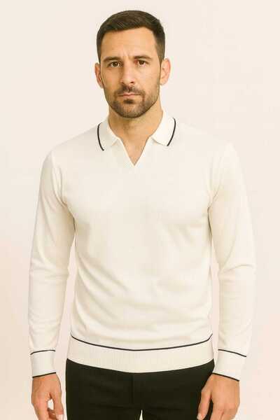 ANATOLIATEKSTILE Men's Premium Polo Collar Shirt, Slim Fit, Casual Elegant, W...