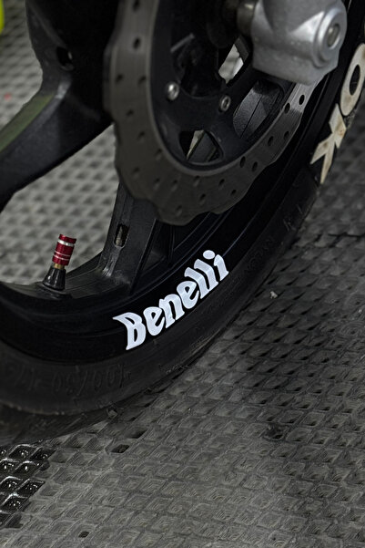 Banxtre مجموعة ملصقات حروف داخلية للعجلات من بينيلي (4 قطع) لمجموعة محركات بي...