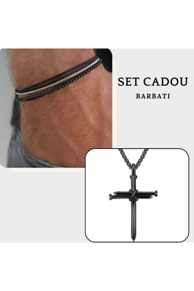 OUTFİT MAN Set cadou premium pentru bărbați, inox