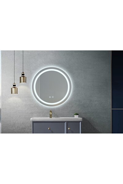 Fresh Colour Oglinda baie cu led si dezaburire rotunda,led BALTIK, diametru 8...