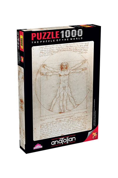 Anatolian Puzzle 1000 Parça Yapboz Puzzle - Vitruvius Adamı 1193