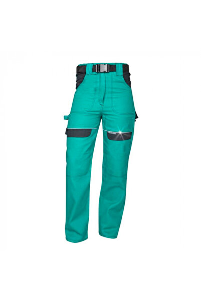 ardon Women's green work pants, green color, waisted, 100% cotton, COOL TREND