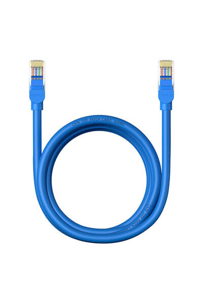 Baseus Ethernet Network Cable, Cat 6, 2m, UTP, 1Gbps, 2xRJ45, Blue, Universal...