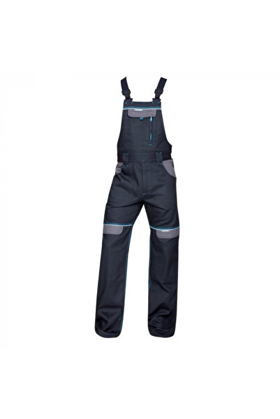 ardon Pantaloni de lucru negri 100% bumbac cu pieptar, culoarea negru, COOL T...