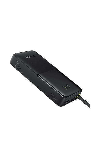 Baseus Bipow 20.000 mAh 20W Digital Displa Cluster Taşınabilir Şarj Cihazı Siyah