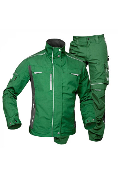 ardon Green work suit with trousers, hydrophobic, URBAN+