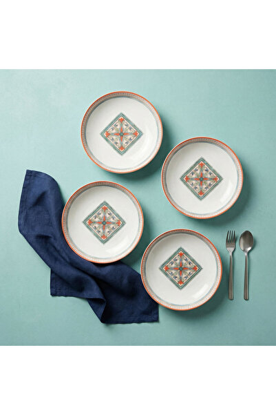 Güral Porselen Camelia Rustik 4 Kişilik Çukur Tabak 3033