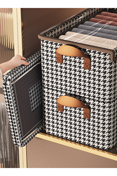 Generic Bedroom clothing storage box - foldable storage container for station...