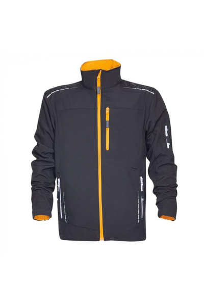 ardon Jacheta neagră impermeabilă fără glugă, culoarea negru, VISION