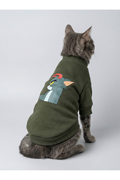 BRZ COLLECTION ملابس توم وجيري ''توم'' مطبوع للقطط - ملابس للكلاب - 3 إبريز ش...