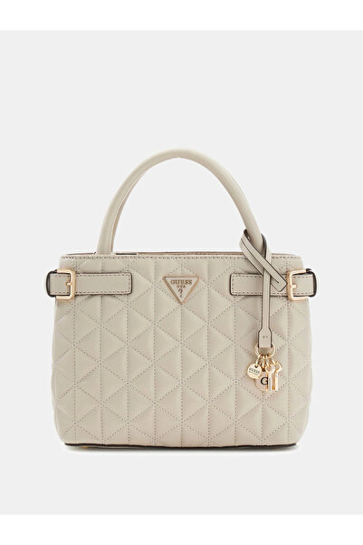 Guess Paisleigh Small Hand and Shoulder Women's Beige Hand Bag Hwqg9883050-Lta