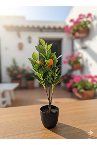 OEM ​Pomișor Artificial Portocal în Ghiveci - Decor Mediteranean și Elegant
