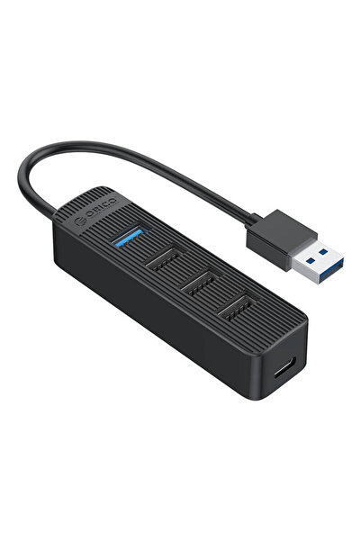 Orico 4-in-1 USB Hub TWU32-4A, 1x USB 3.0 & 3x USB 2.0, Black, Compact & Vers...
