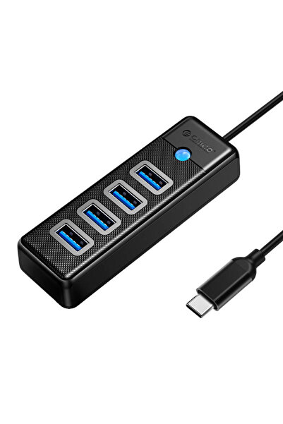 Orico 4-in-1 USB-C Hub, 4x USB 3.0 Ports, Fast Data Transfer, Durable ABS Mat...