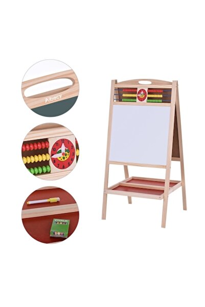 OEM Tablă magnetică de scris din lemn cu două fețe