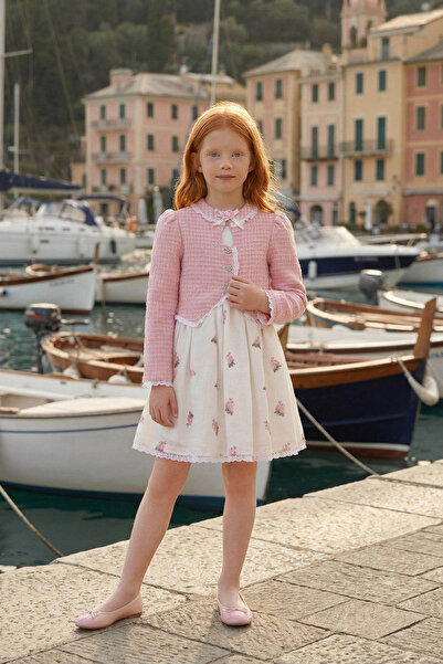 Pamina 3-7 years vintage floral set powder