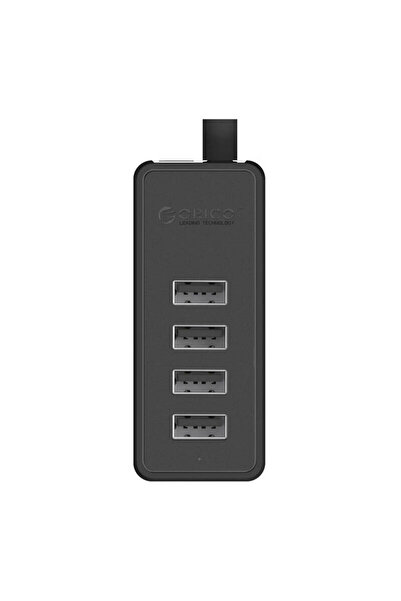 Orico W5P-U2 4-in-1 USB 2.0 Hub - 4 Ports, 30cm Cable, Black