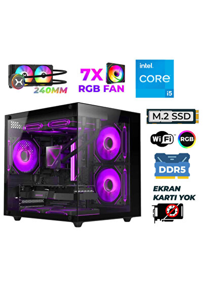 XASER Raze X170 Intel i5 14600K 16GB DDR5 Ram 512GB M.2 NVMe SSD Sıvı Soğutma...