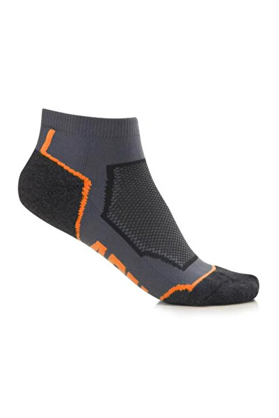ardon Cool weather socks, grey-orange, COOLMAX